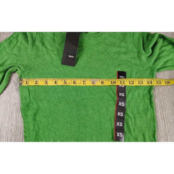 Mossimo Women's XS Green Long Sleeve Crew Neck Sweater Lightweight Knit Top - Picture 7 of 9